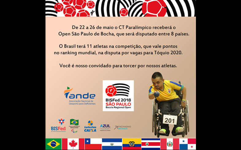 Brasil participa do Open de Bocha Paralímpica em SP