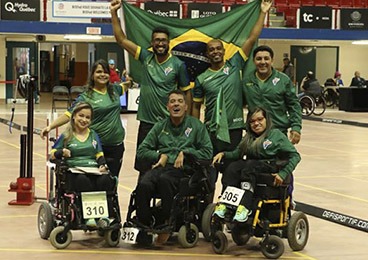 Brasil é campeão geral no Open de Bocha Paralímpica