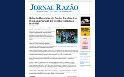 Seleção Brasileira de Bocha Pararalímpica inicia quarta fase de treinos visando o mundial